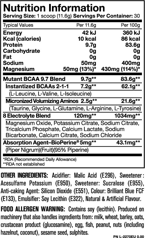 Mutant BCAA 9,7