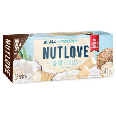 AllNutrition Nutlove Crispy Rolls 140g Coconut (Parim enne: 02.2023)