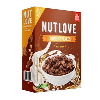 AllNutrition Nutlove Crunchy Flakes With Cocoa 300g