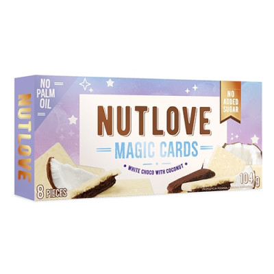 AllNutrition Nutlove Magic Cards 104g White Choco with Coconut