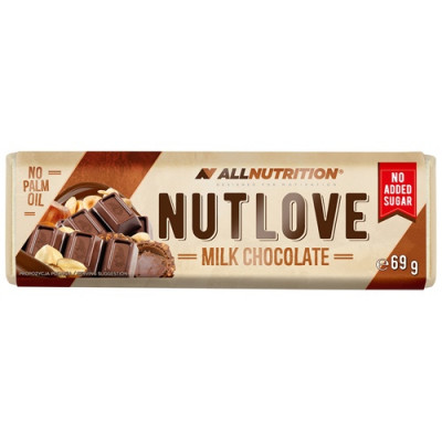 AllNutrition Nutlove Milk Chocolate Bar Hazelnut 69g