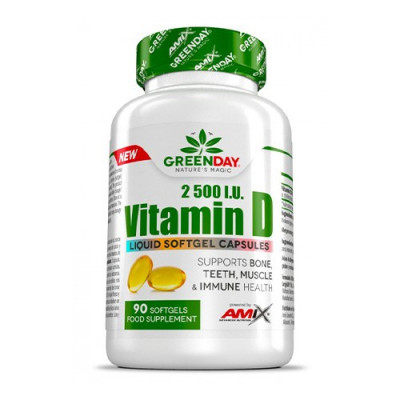 AMIX Vitamin D3 2500IU 90 softgels