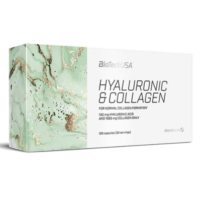BioTech USA Hyaluronic & Collagen 120caps