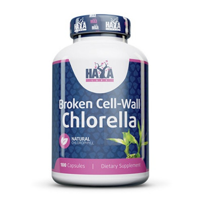 Haya Labs Broken Cell Wall Chlorella 500mg 100caps (Parim enne: 05.2024)