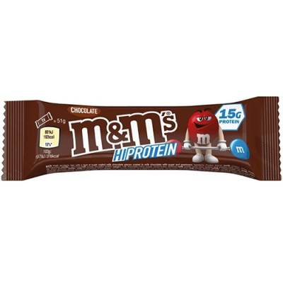 M&M's Hi-Protein Bar 51g Chocolate