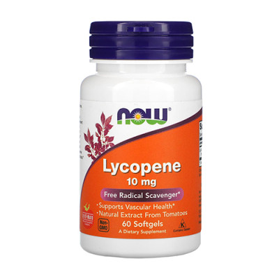 Now Foods Lycopene 10mg 60 softgels