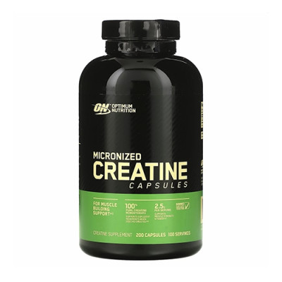 Optimum Nutrition Micronized Creatine Capsules 200caps