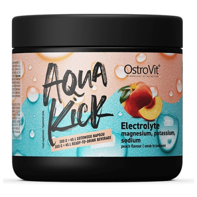 OstroVit Aqua Kick Electrolyte 300g peach