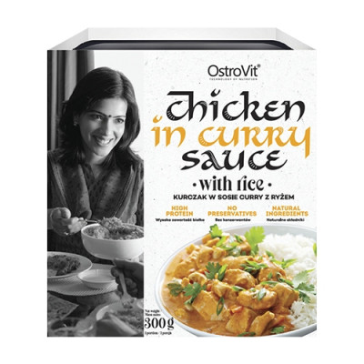 OstroVit Chicken Dish in Curry Sauce with Rice 300g (Parim enne: 06.2024)