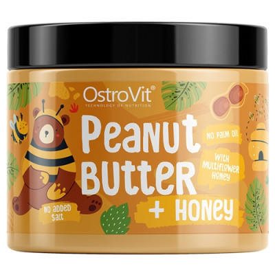 OstroVit Peanut Butter + Honey 500g (Parim enne: 05.2024)