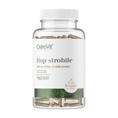 OstroVit Hop Strobile VEGE 90caps (Parim enne: 09.2024)