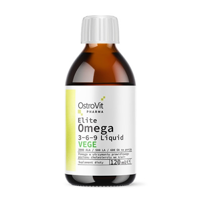 OstroVit Pharma Elite Omega 3-6-9 Liquid VEGE 120ml (Parim enne: 03.2025)