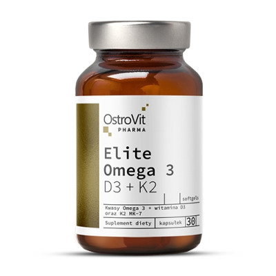 OstroVit Pharma Elite Omega 3 D3+K2 30 softgels