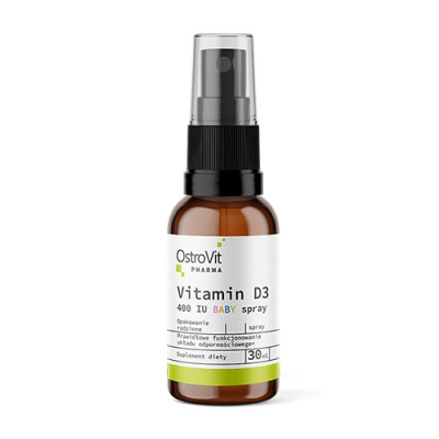 OstroVit Pharma Vitamin D3 400IU Baby spray 30ml (Parim enne: 04.2024)