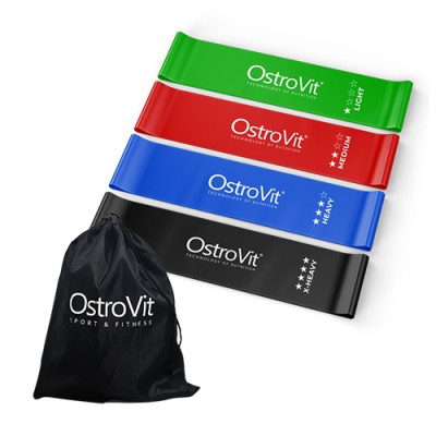 OstroVit Training Bands 4 pcs + bag