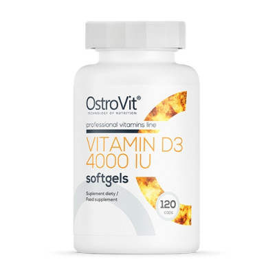 OstroVit Vitamin D3 4000IU 120softgels