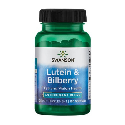 Swanson Lutein & Bilberry 120 softgels