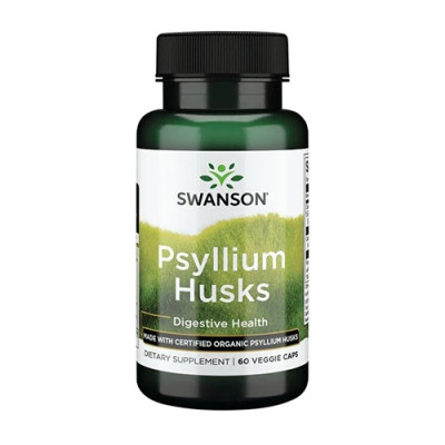 Swanson Psyllium Husks 625mg 60vcaps