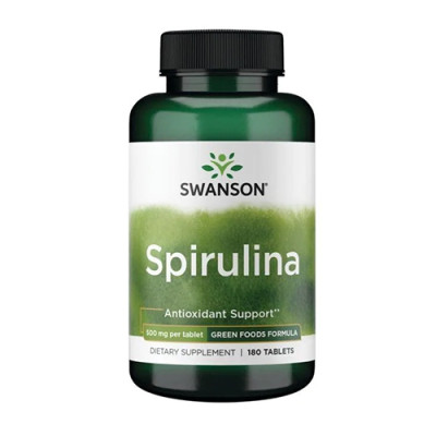 Swanson Spirulina 500mg 180tabs