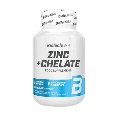 BioTech USA Zinc + Chelate 60 tabs