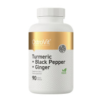 OstroVit Turmeric + Black Pepper + Ginger 90tabs