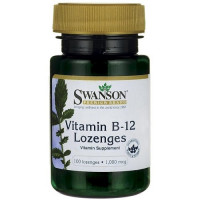 Swanson Vitamin B12 1000mcg, 100 lozenges