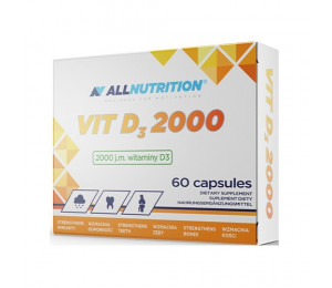 AllNutrition Vitamin D3 2000IU 60 softgels (Parim enne: 02.2023)