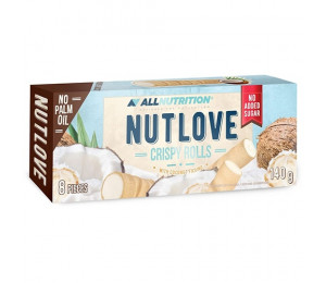 AllNutrition Nutlove Crispy Rolls 140g Coconut (Parim enne: 02.2023)