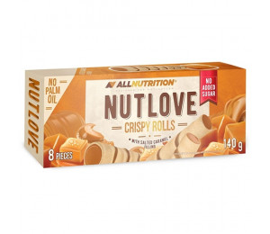 AllNutrition Nutlove Crispy Rolls 140g Salted Caramel (Parim enne: 02.2023)
