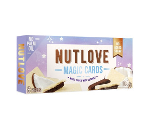 AllNutrition Nutlove Magic Cards 104g White Choco with Coconut (Parim enne: 07.2023)