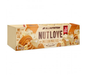 AllNutrition NutLove Protein Pralines 48g White Choco Peanut (Parim enne: 01.2023)