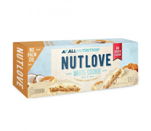 AllNutrition Nutlove White Cookie 128g Caramel Peanut Coconut