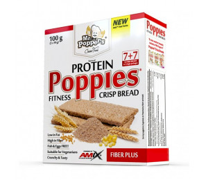 AMIX Poppies Crisp Bread Protein 100g Fiber Plus