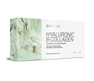 BioTech USA Hyaluronic & Collagen 120caps