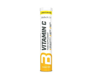 BioTech USA Vitamin C Effervescent 20 tablets (Parim enne: 02.2025)