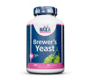 Haya Labs Brewer's Yeast 800mg 120tabs (Parim enne: 02.2024)