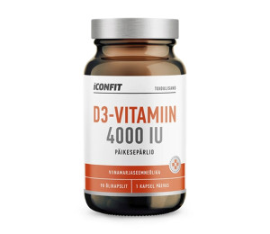 ICONFIT Vitamin D3 4000IU 90 softgels