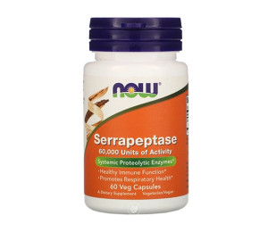 Now Foods Serrapeptase 60vcaps