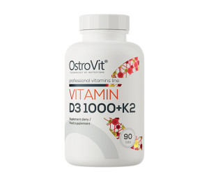 OstroVit D3-vitamiin 1000IU + K2 90tabs