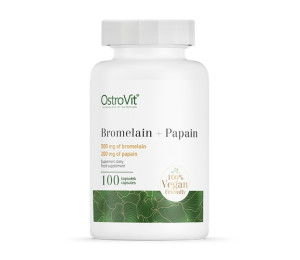 OstroVit Bromelain + Papain VEGE 100caps