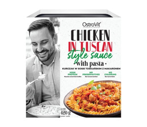 OstroVit Chicken Dish in Tuscan Style Sauce with Pasta 420g