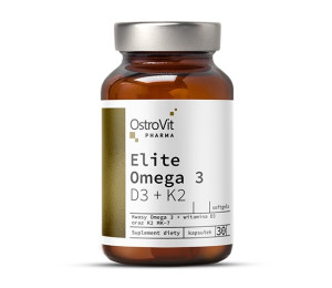 OstroVit Pharma Elite Omega 3 D3+K2 30 softgels