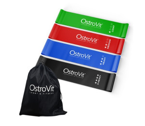 OstroVit Training Bands 4 pcs + bag