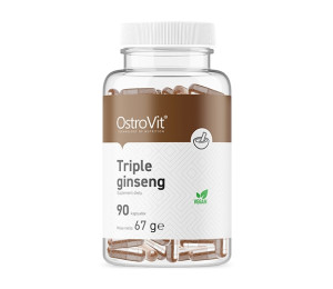 OstroVit Triple Ginseng VEGE 90vcaps (Parim enne: 01.2025)