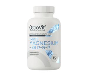 OstroVit Triple Magnesium + B6 P-5-P 90caps