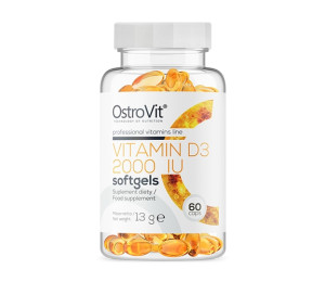 OstroVit Vitamin D3 2000IU 60softgels