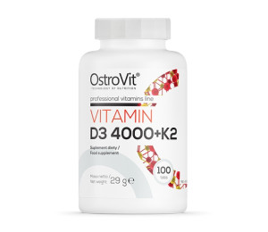 OstroVit Vitamin D3 4000IU + K2 100tabs