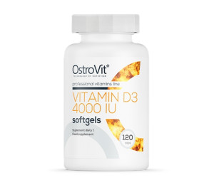 OstroVit Vitamin D3 4000IU 120softgels