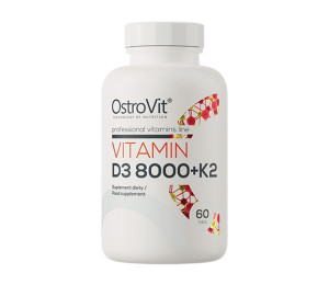OstroVit Vitamin D3 8000IU + K2 60tabs