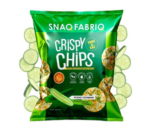 Snaq Fabriq Crispy Chips - Marineeritud Kurgid 50g